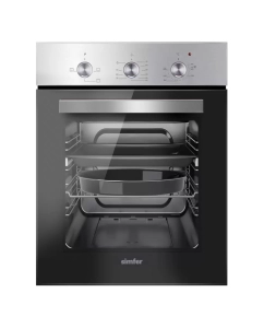 Купить Встраиваемый электрический духовой шкаф Simfer B4EM14016 черный,серебристый в E-mobi