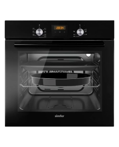 Купить Встраиваемый электрический духовой шкаф Simfer B6EB56024 черный в E-mobi