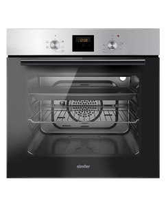 Купить Встраиваемый электрический духовой шкаф Simfer B6EM56014 серебристый в E-mobi
