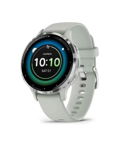 Купить Смарт-часы Garmin Venu 3S Sage Gray Passivated, цвет светло-зеленый в E-mobi