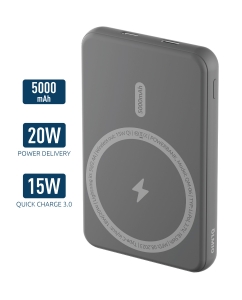 Купить Внешний аккумулятор Olmio QM-06, 5000mAh, серый (044471) в E-mobi