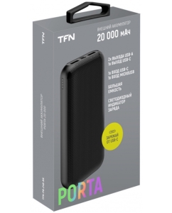 Купить TFN Porta 20 20000 мАч (черный)  в E-mobi