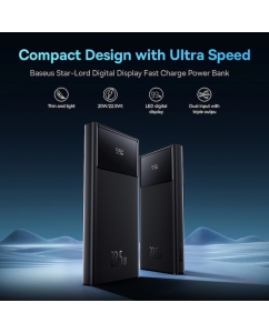 Купить Внешний аккумулятор OS-Baseus Star-Lord Digital Display Fast Charge Power Bank 10000mAh  в E-mobi