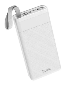 Купить Внешний аккумулятор Hoco Power Bank J73 30000mAh White в E-mobi