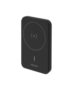 Купить Внешний АКБ от Deppa NRG MageSafe 5000 мА-ч Basic, 15Вт QI, черный в E-mobi