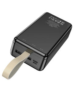 Купить Внешний аккумулятор Hoco J91B 2хUSB/Type-C/Micro-USB 30000mAh черный в E-mobi