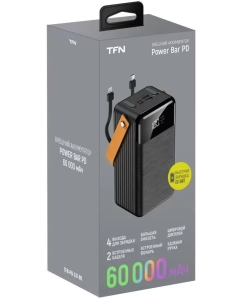Купить Внешний аккумулятор TFN Power Bar PD 60 000mAh black  в E-mobi