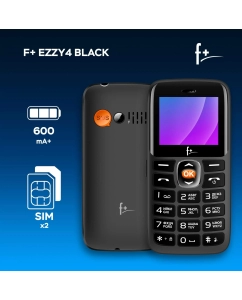 Купить Мобильный телефон F+ Ezzy 4 Black  в E-mobi