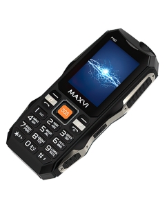 Купить Мобильный телефон Maxvi P100 черный  в E-mobi