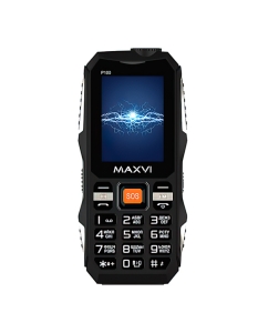 Купить Мобильный телефон Maxvi P100 черный  в E-mobi