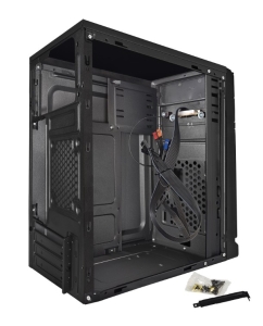 Купить Корпус компьютерный ExeGate BAA-106 (EX283059RUS) Black  в E-mobi