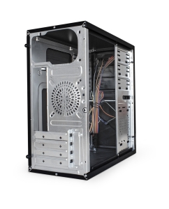 Купить Корпус компьютерный ExeGate BA-201 (EX284018RUS) черный  в E-mobi