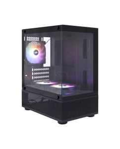 Купить Корпус компьютерный 1STPLAYER MIKU Mi2-A Black Mi2-A-BK-2F1R-1F1 в E-mobi