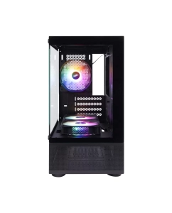 Купить Корпус компьютерный 1STPLAYER MIKU Mi2-A Black Mi2-A-BK-2F1R-1F1  в E-mobi