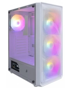 Купить Корпус компьютерный 1STPLAYER FD3 (FD3-WH-4F1-W) белый в E-mobi