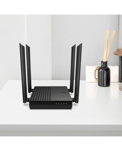 Купить Wi-Fi роутер TP-Link Archer A64 AC1300 10/100/1000BASE-TX Black (1644624)  в E-mobi