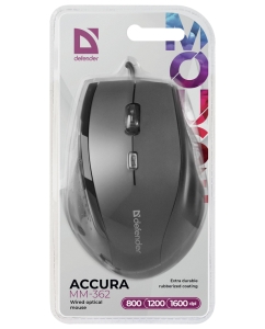 Купить Мышь Defender Accura MM-362 Black  в E-mobi