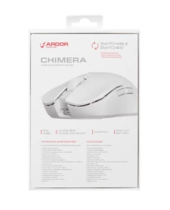 Купить Беспроводная игровая мышь Ardor Gaming Chimera белый (ARDW-CH3395-WT)  в E-mobi