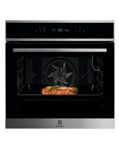 Купить Встраиваемый электрический духовой шкаф Electrolux COE7P31X серебристый, черный в E-mobi