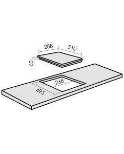 Купить Встраиваемая варочная панель индукционная MBS PI-303 черный  в E-mobi