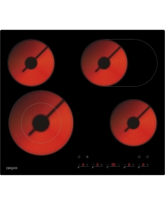 Купить Встраиваемая варочная панель электрическая AKPO PKA 609215K BL черный в E-mobi