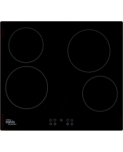 Купить Встраиваемая варочная панель электрическая Oasis P-SBS черный в E-mobi