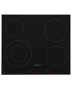 Купить Встраиваемая варочная панель электрическая Indesit IRT 260 B черный в E-mobi