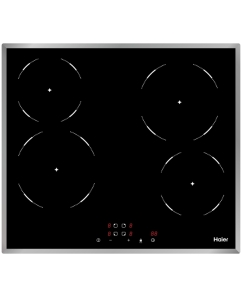 Купить Встраиваемая варочная панель электрическая Haier HHY-C64NFB черный в E-mobi