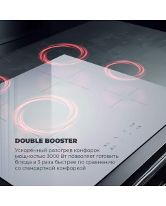 Купить Встраиваемая варочная панель индукционная Delonghi PIB 62 белый  в E-mobi