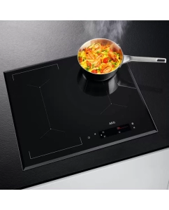 Купить Встраиваемая варочная панель индукционная AEG IAE64843FB черный  в E-mobi