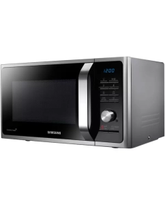 Купить Микроволновая печь с грилем Samsung MG23F302TQS серебристый/черный в E-mobi