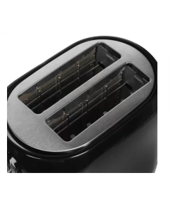 Купить Тостер Centek СТ-1432 черный 850Вт, 2 тоста, поддон, стоп, подогрев, разморозка  в E-mobi