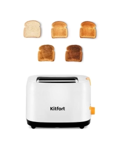 Купить Тостер Kitfort КТ-6206 белый  в E-mobi