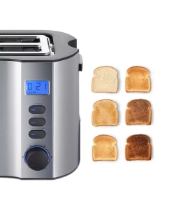 Купить Тостер Kitfort КТ-6251 серебристый  в E-mobi