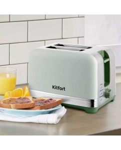 Купить Тостер Kitfort КТ-6070 зеленый  в E-mobi