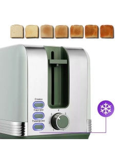 Купить Тостер Kitfort КТ-6070 зеленый  в E-mobi