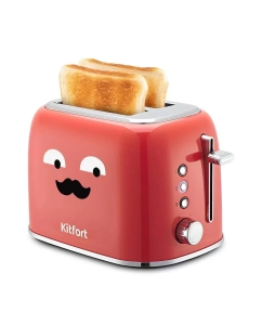 Купить Тостер Kitfort КТ-6218-1 красный в E-mobi