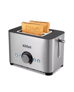 Купить Тостер Kitfort КТ-6210 серебристый в E-mobi