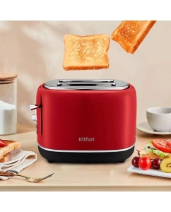 Купить Тостер KitFort КТ-4004-1 красный  в E-mobi