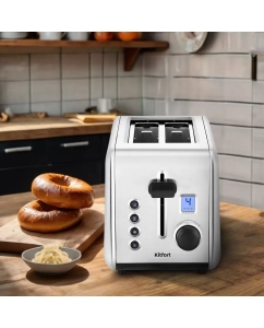 Купить Тостер Kitfort КТ-6412 серый  в E-mobi