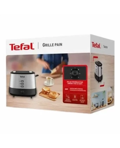 Купить Тостер Tefal TT520D10 Grille Pain серебристый, черный  в E-mobi
