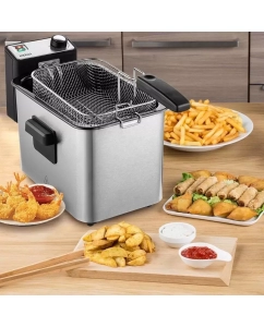 Купить Фритюрница Kitfort КТ-4053 серебристый, черный  в E-mobi