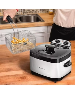Купить Фритюрница Kitfort КТ-6239 белый  в E-mobi
