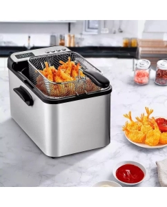 Купить Фритюрница Kitfort КТ-4079 серебристый  в E-mobi