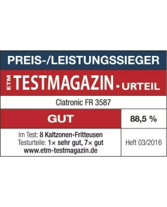 Купить Фритюрница Clatronic fR 3587 Inox серебристый  в E-mobi