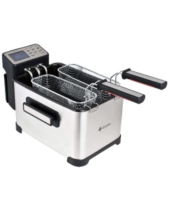 Купить Фритюрница Gemlux GL-DF-4D серебристый  в E-mobi
