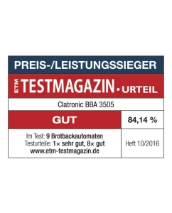 Купить Хлебопечка Clatronic BBA 3505 weis  в E-mobi