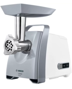 Купить Электромясорубка Bosch MFW45020 500 Вт белый, серый в E-mobi