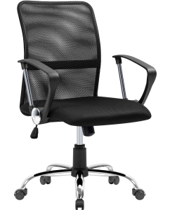 Купить Офисное кресло DEFENDER Rivellon черный  в E-mobi