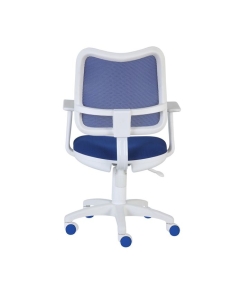 Купить Компьютерное кресло Бюрократ CH-W797/BL/TW-10, белый/синий  в E-mobi
